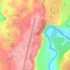 Mapa topográfico Westgate Highland, Palalan, Lumbia, CDO, altitude, relevo