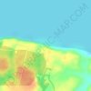 Mapa topográfico Açutuba, altitude, relevo