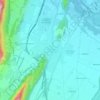 Mapa topográfico Varces-Allières-et-Risset, altitude, relevo
