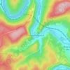 Mapa topográfico Château Regnault, altitude, relevo