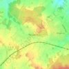 Mapa topográfico Tacoignières, altitude, relevo