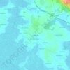 Mapa topográfico La Basse Noë, altitude, relevo