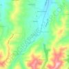 Mapa topográfico Voukolies, altitude, relevo