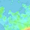 Mapa topográfico Kerjacob, altitude, relevo