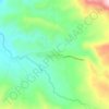 Mapa topográfico Chanmagua, altitude, relevo