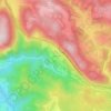 Mapa topográfico Azpíroz, altitude, relevo