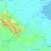 Mapa topográfico Batang Asam, altitude, relevo