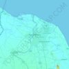 Mapa topográfico Kota Bharu, altitude, relevo