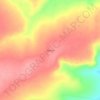 Mapa topográfico Gaúcha, altitude, relevo