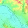 Mapa topográfico Brazis, altitude, relevo