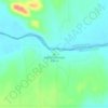 Mapa topográfico Cable Mountain, altitude, relevo