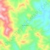 Mapa topográfico Quebra Ossos, altitude, relevo
