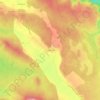Mapa topográfico La Mourotte, altitude, relevo
