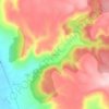 Mapa topográfico Pozancos, altitude, relevo