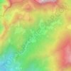 Mapa topográfico Soto de Sajambre, altitude, relevo