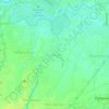 Mapa topográfico Sukamukti, altitude, relevo