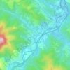 Mapa topográfico Arrancudiaga, altitude, relevo
