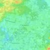 Mapa topográfico Herselt, altitude, relevo