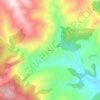 Mapa topográfico Betesa, altitude, relevo