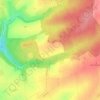 Mapa topográfico Bois Salaize, altitude, relevo