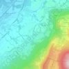 Mapa topográfico Pessinges, altitude, relevo