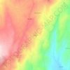 Mapa topográfico Esporões, altitude, relevo