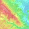 Mapa topográfico Bel-Aspect, altitude, relevo