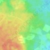 Mapa topográfico Le Bourdieu, altitude, relevo