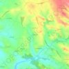 Mapa topográfico La Jonquière, altitude, relevo