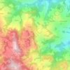 Mapa topográfico Scalella, altitude, relevo