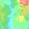 Mapa topográfico Aldeia da Ribeira, altitude, relevo