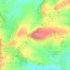 Mapa topográfico Kochersberg, altitude, relevo