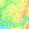 Mapa topográfico Le Petit Breuil, altitude, relevo