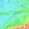 Mapa topográfico Pas des Lanciers, altitude, relevo