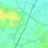 Mapa topográfico Cerme Kidul, altitude, relevo