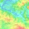 Mapa topográfico Le Moulin du Pont, altitude, relevo