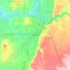 Mapa topográfico Hurricane, altitude, relevo