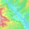 Mapa topográfico Saint-Victor et les Voutte, altitude, relevo