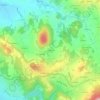 Mapa topográfico Combriol, altitude, relevo