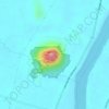 Mapa topográfico Jalan Pasir Mas - Tanah Merah, altitude, relevo