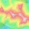 Mapa topográfico Ruby Dome, altitude, relevo