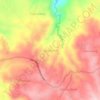 Mapa topográfico Sukamanah, altitude, relevo