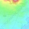 Mapa topográfico El Berro, altitude, relevo