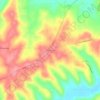 Mapa topográfico Winesburg, altitude, relevo