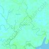 Mapa topográfico Malangke Barat, altitude, relevo