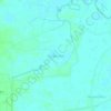 Mapa topográfico Sungai Ular, altitude, relevo