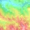 Mapa topográfico Le Breuil, altitude, relevo