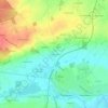 Mapa topográfico Le Gros Chêne, altitude, relevo