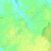 Mapa topográfico Pouillac, altitude, relevo
