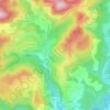 Mapa topográfico Coulens, altitude, relevo